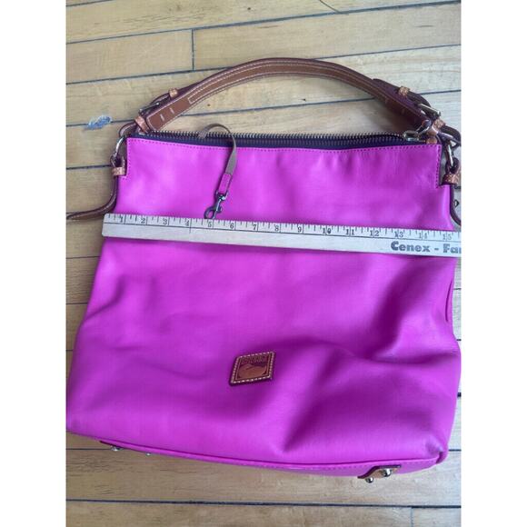 Dooney & Bourke McKenzie Bubblegum Pink Large Hobo Bag Purse Handbag - Picture 10 of 12